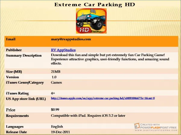 Extreme Car Parking HD