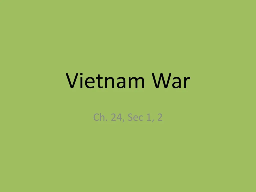 vietnam war