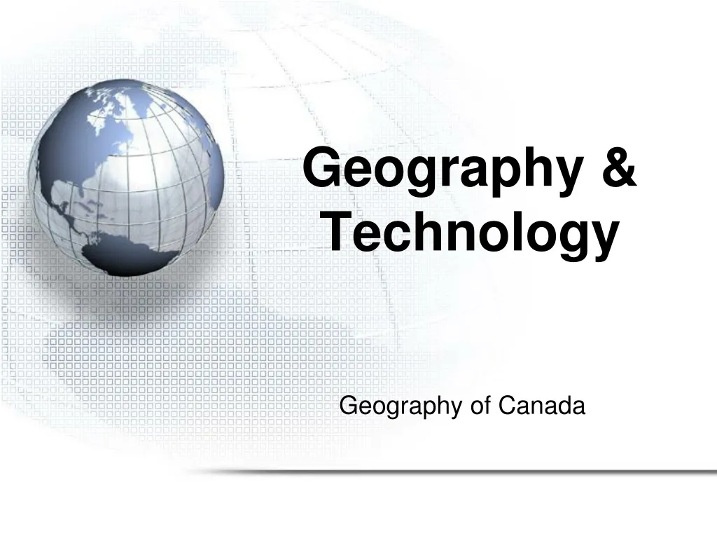 geography technology