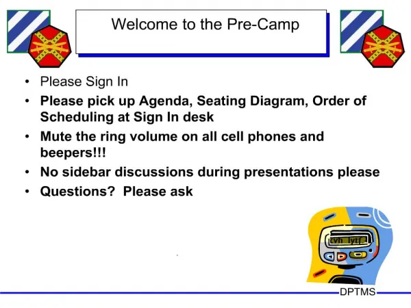 Pre Camp Briefing