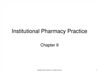 Institutional Pharmacy Practice - slide 1