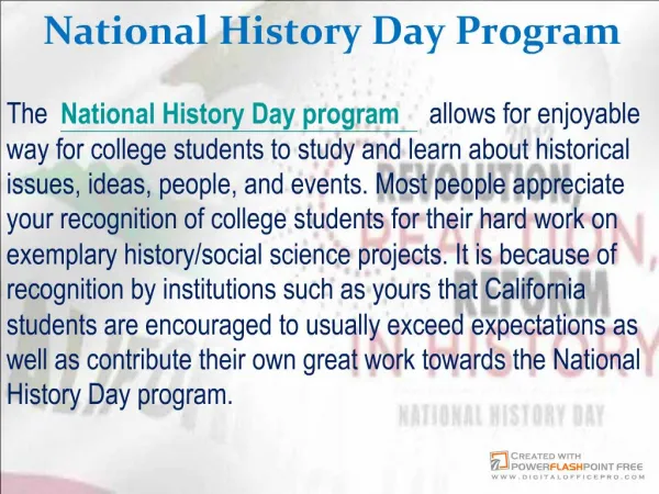 California National History Day