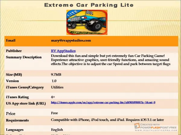 Extreme Car Parking Lite