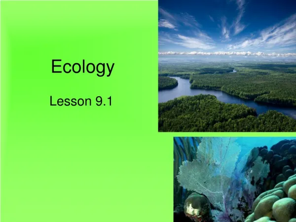 Ecology