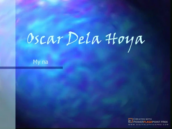 Oscar Dela Hoya