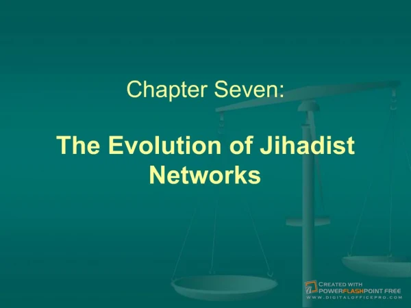 The Evolution of Jihadist Networks