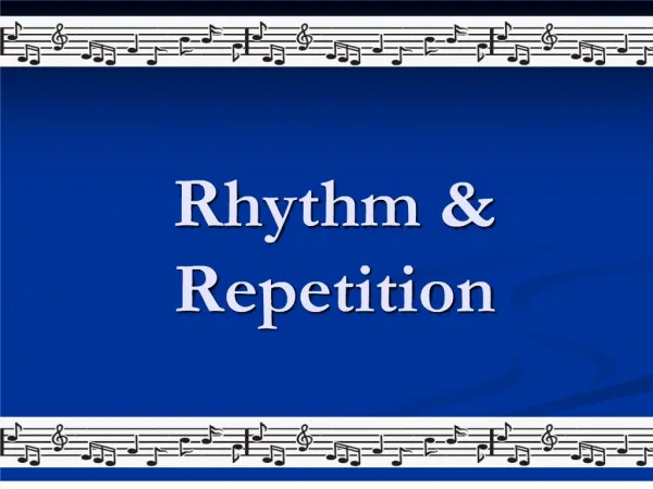 Rhythm Repetition