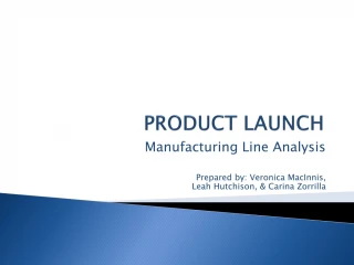 PRODUCT LAUNCH - slide 1