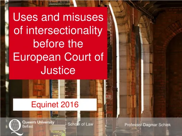 Uses and misuses of intersectionality before the European Court of Justice
