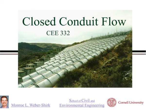 Closed Conduit Flow