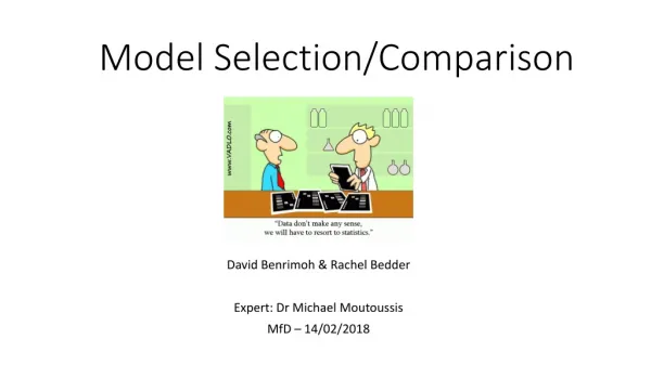 Model Selection/Comparison