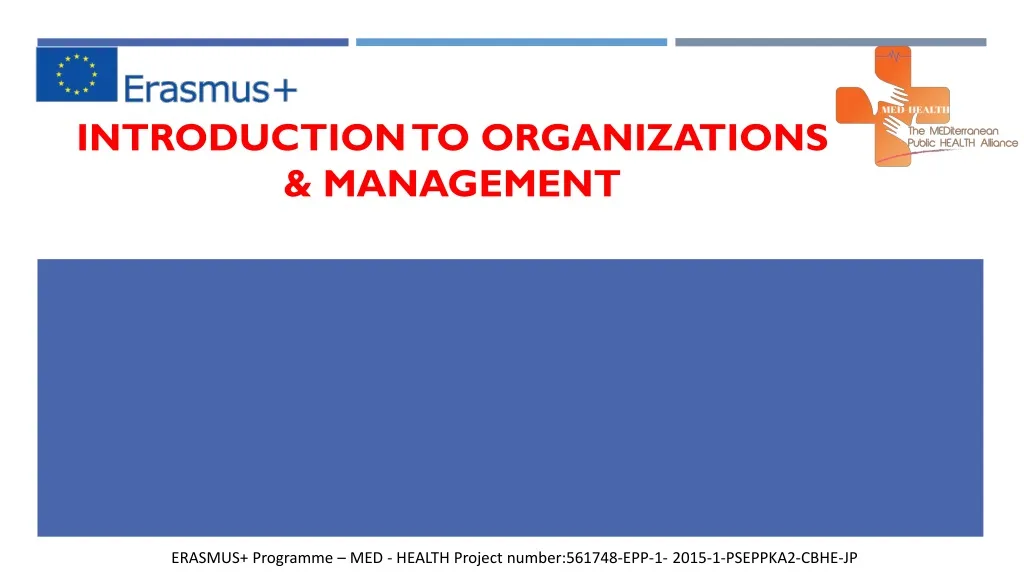 introduction to organizations management