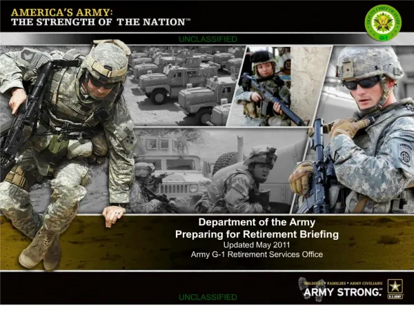 Army Preretirement Briefing