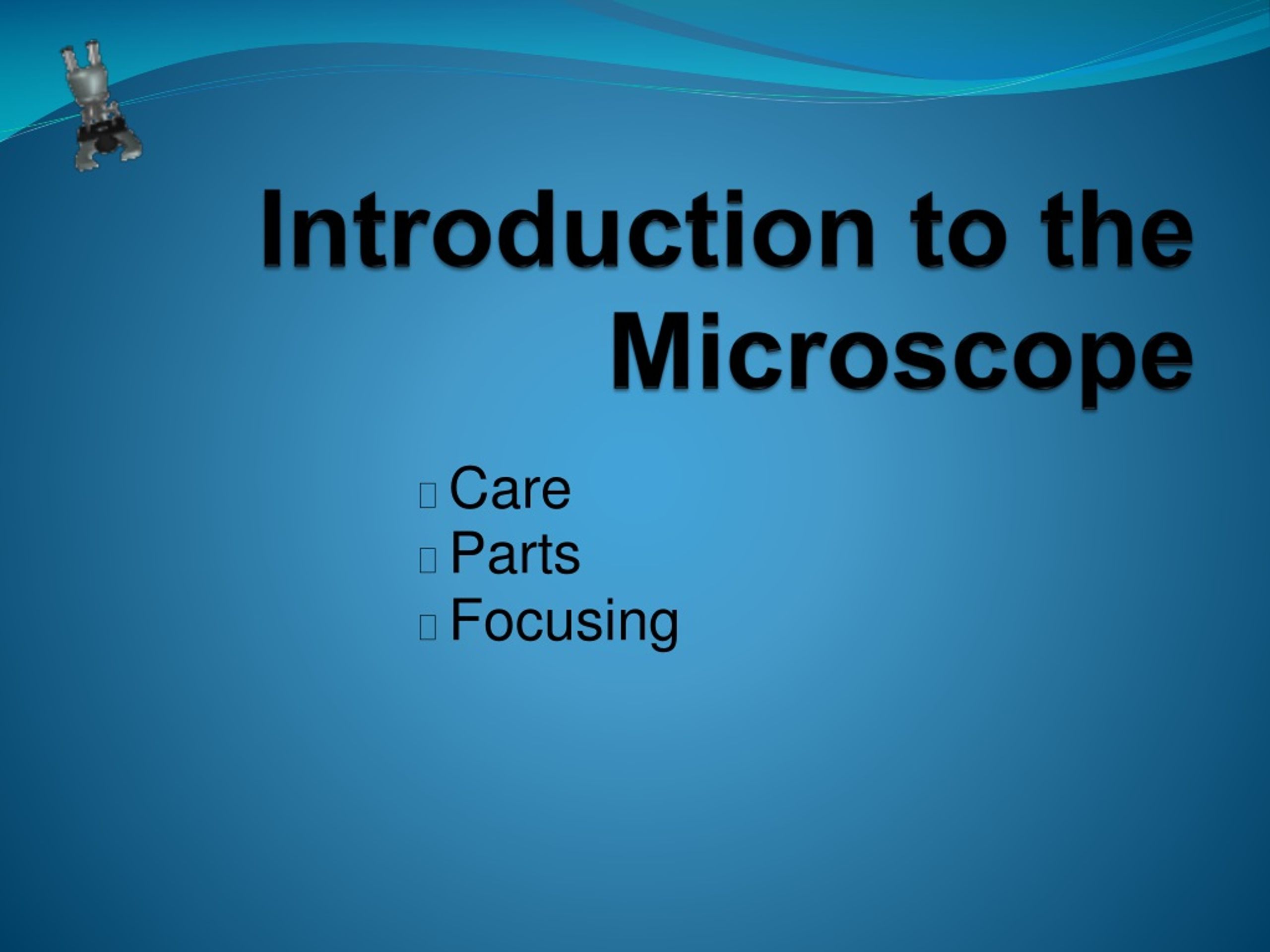 PPT - Introduction to the Microscope PowerPoint Presentation, free ...