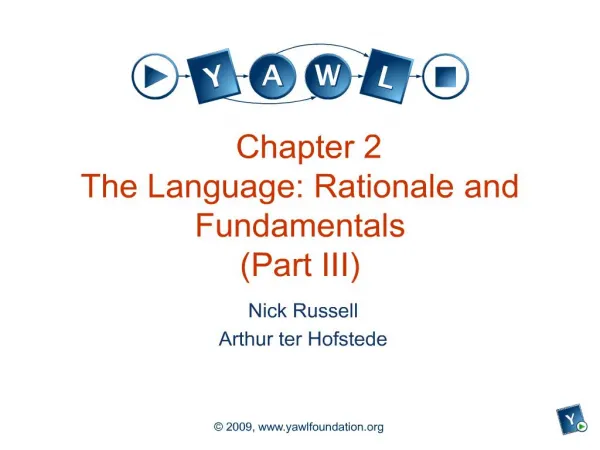 Chapter 2 The Language: Rationale and Fundamentals Part III
