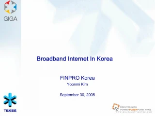Broadband Internet In Korea