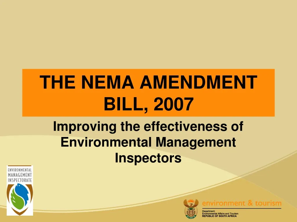 the nema amendment bill 2007