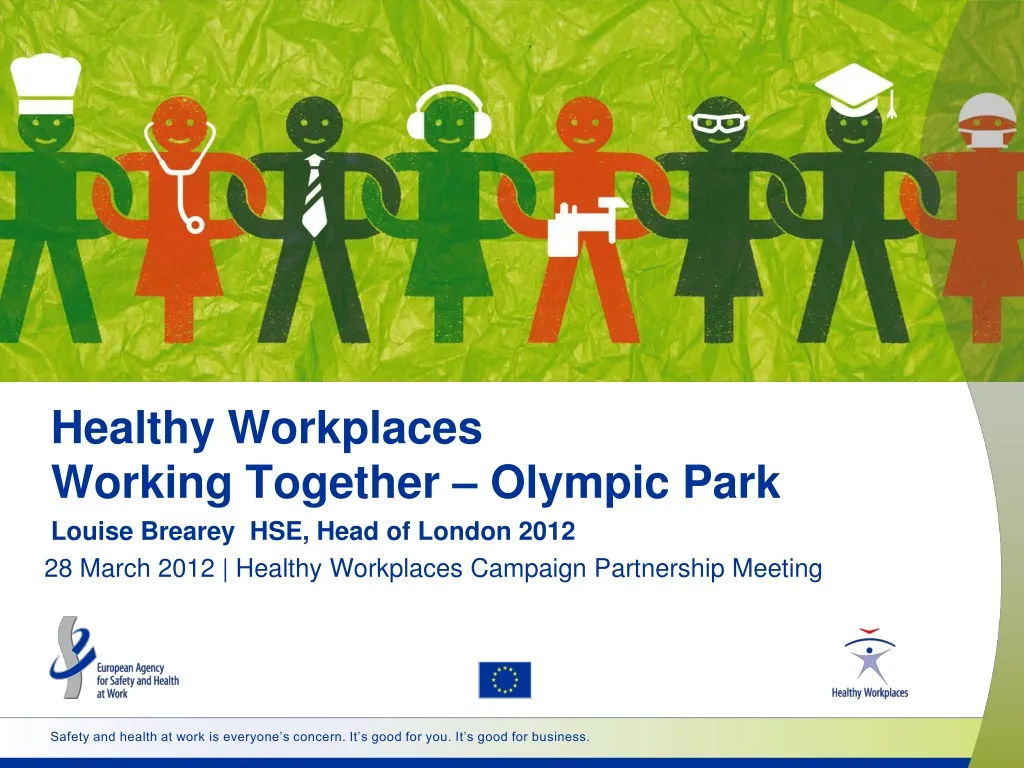 healthy workplaces working together olympic park