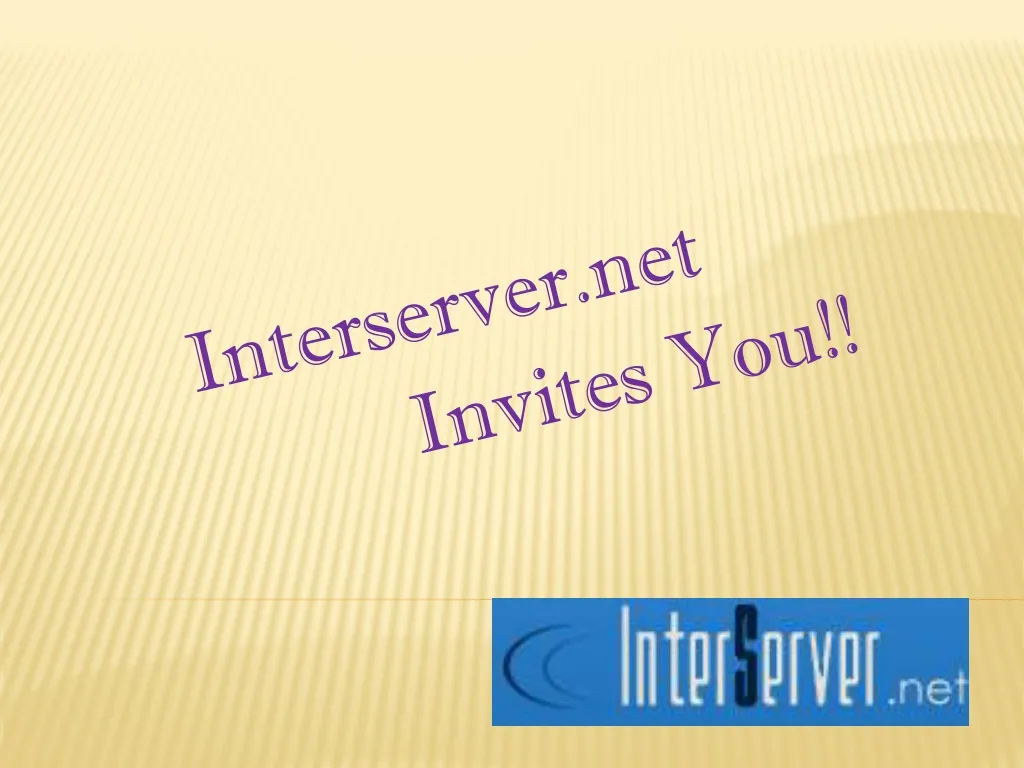 interserver net invites you