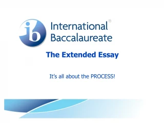 The Extended Essay - slide 1