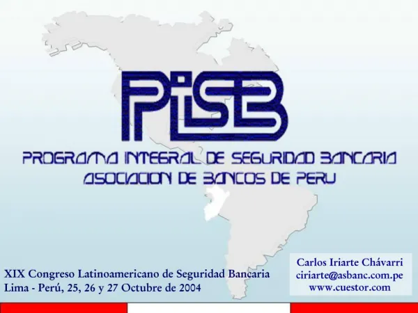 Analisis de Seguridad Bancaria del Peru - PowerPoint Presentation