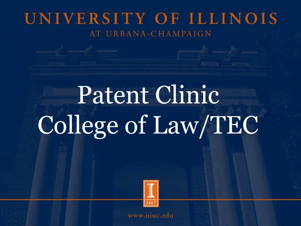 patent clinic college of law tec