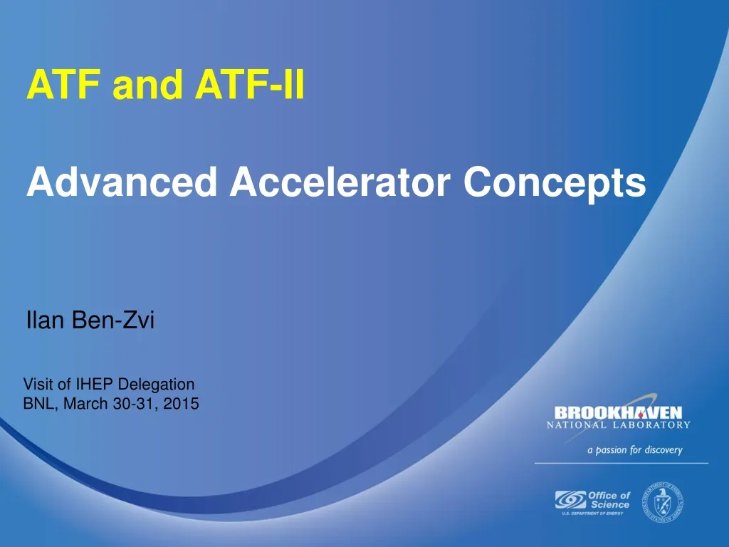 atf and atf ii advanced accelerator concepts