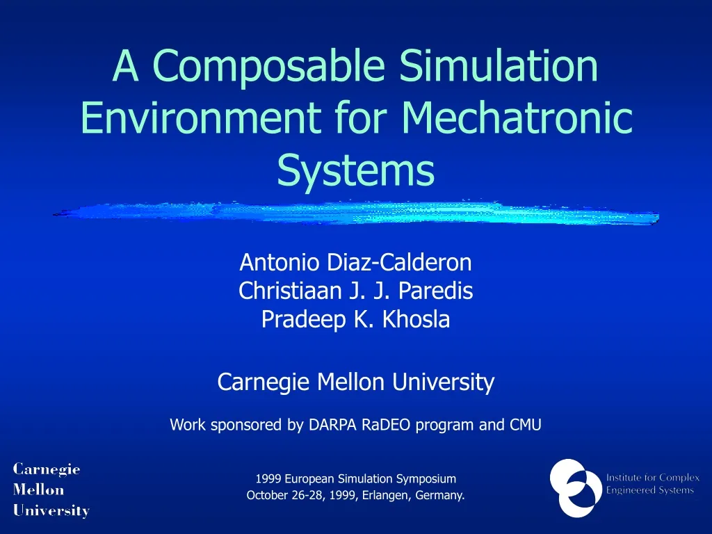 a composable simulation environment for mechatronic systems