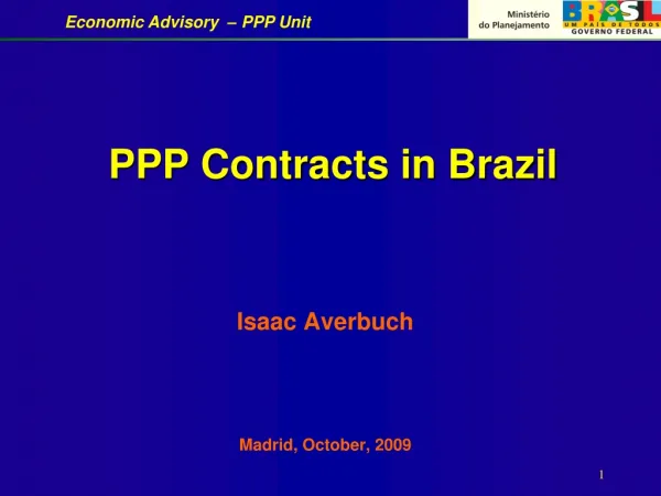 PPP Contracts in Brazil