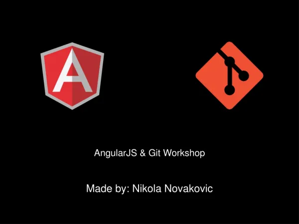 AngularJS &amp; Git Workshop