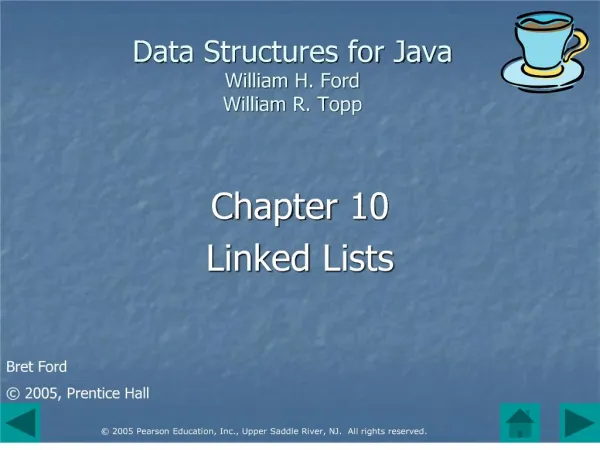 Data Structures for Java William H. Ford William R. Topp
