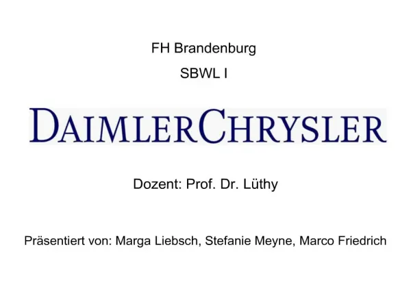 DaimlerChrysler Pr