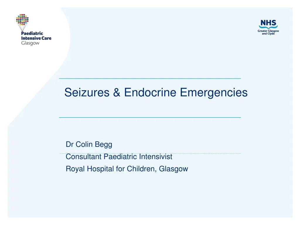 seizures endocrine emergencies