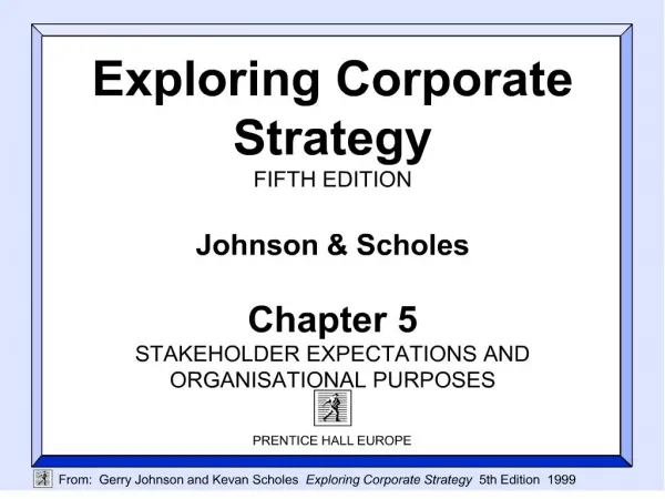 Exploring Corporate Strategy FIFTH EDITION nb