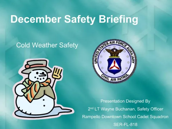 December Safety Briefing