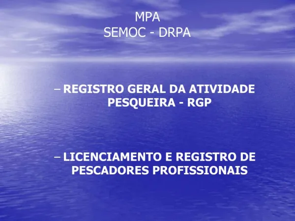 MPA SEMOC - DRPA