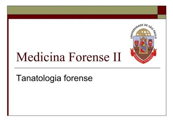 Medicina Forense II