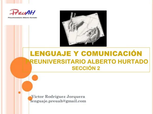 LENGUAJE Y COMUNICACI N PREUNIVERSITARIO ALBERTO HURTADO SECCI N 2