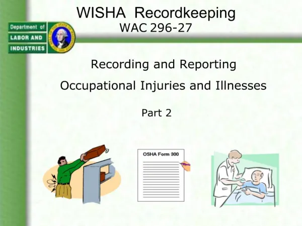 WISHA Recordkeeping WAC 296-27