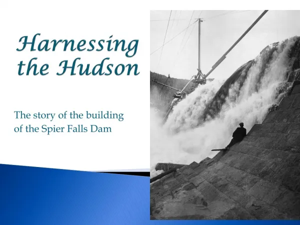 Harnessing the Hudson