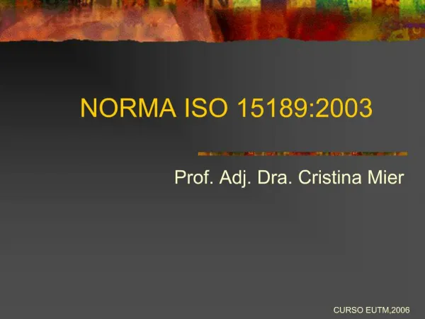 NORMA ISO 15189:2003