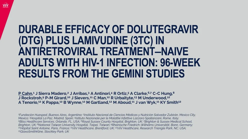 durable efficacy of dolutegravir dtg plus