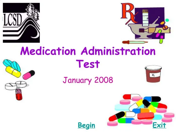 Medication Administration Test