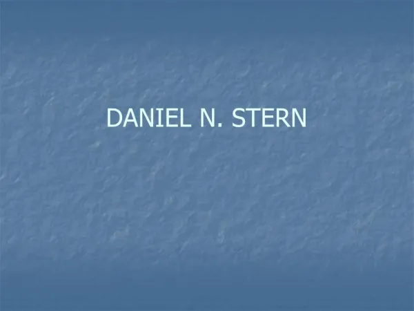 DANIEL N. STERN