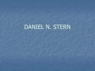 DANIEL N. STERN - slide 1