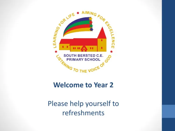 Welcome to Year 2 Please help yourself to refreshments