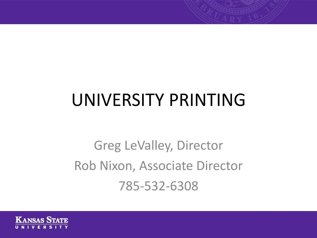 university printing