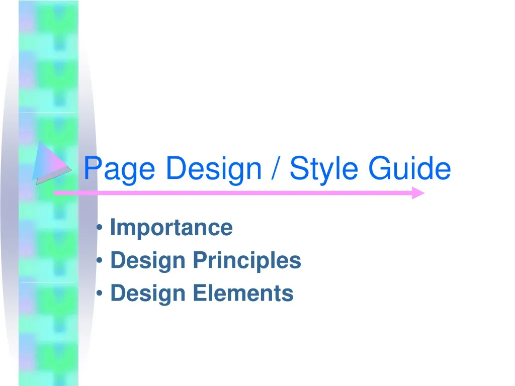 page design style guide