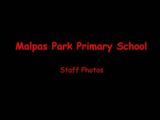 Malpas Park Primary School - slide 1