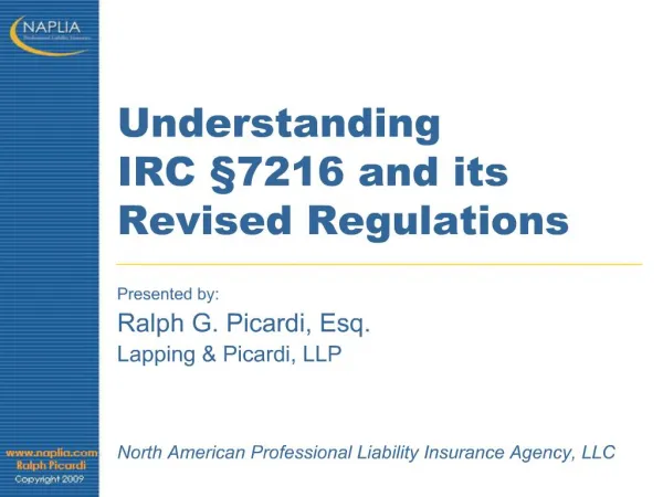 Understanding IRC 7216 and its Revised Regulations